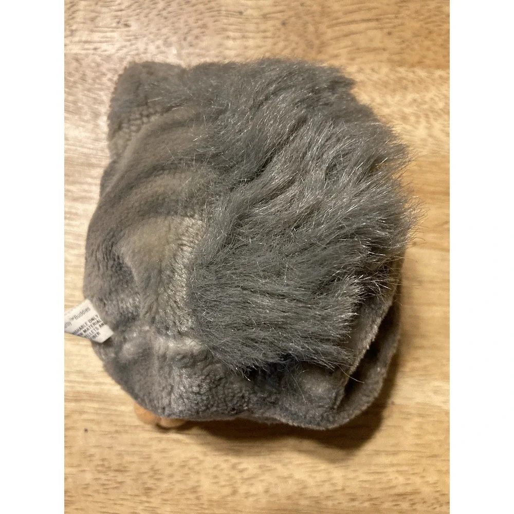 Vintage Furby Buddies Soft Plush Bean Toy 1999 Grey 5